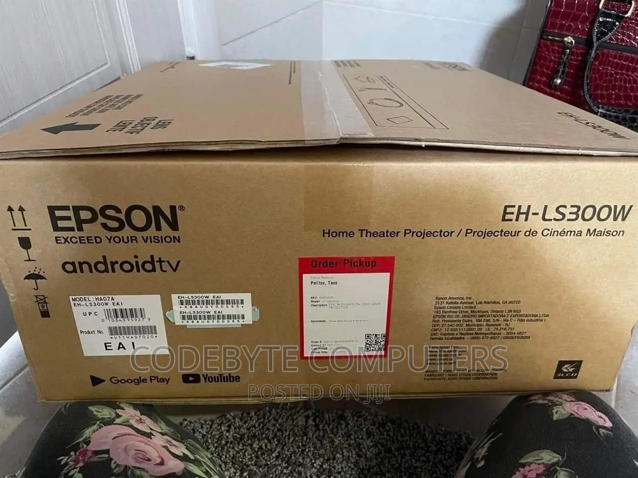 Epson EH-LS300W Projector Full HD 3600 Lumens
