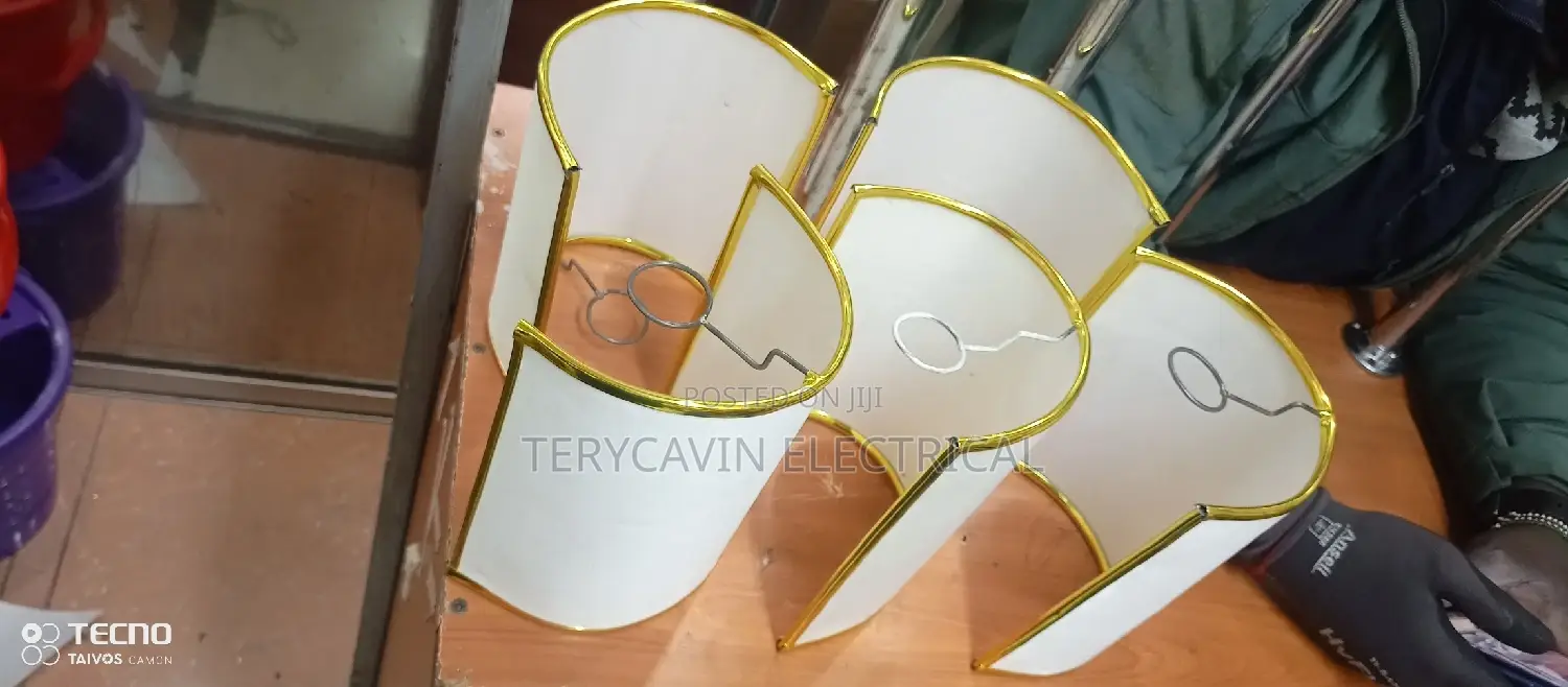 Cream White Wall Brackets Lamp Shades