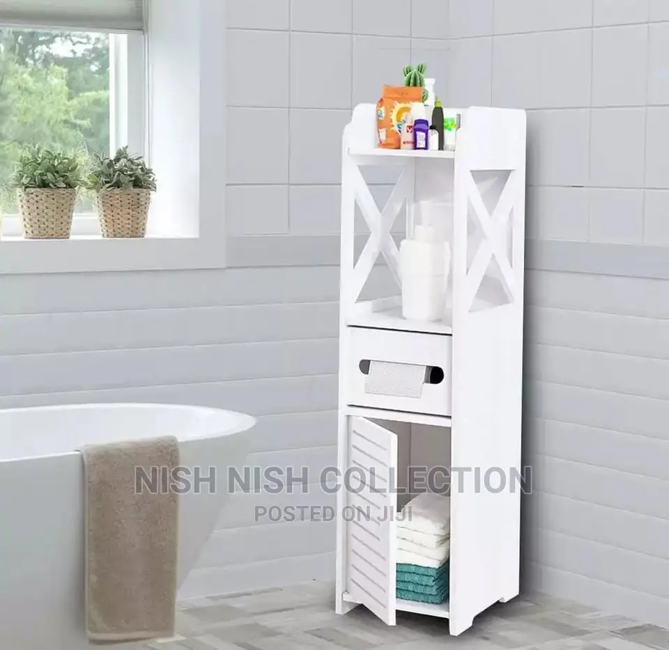 Floor Standing Bathroom Organizer
