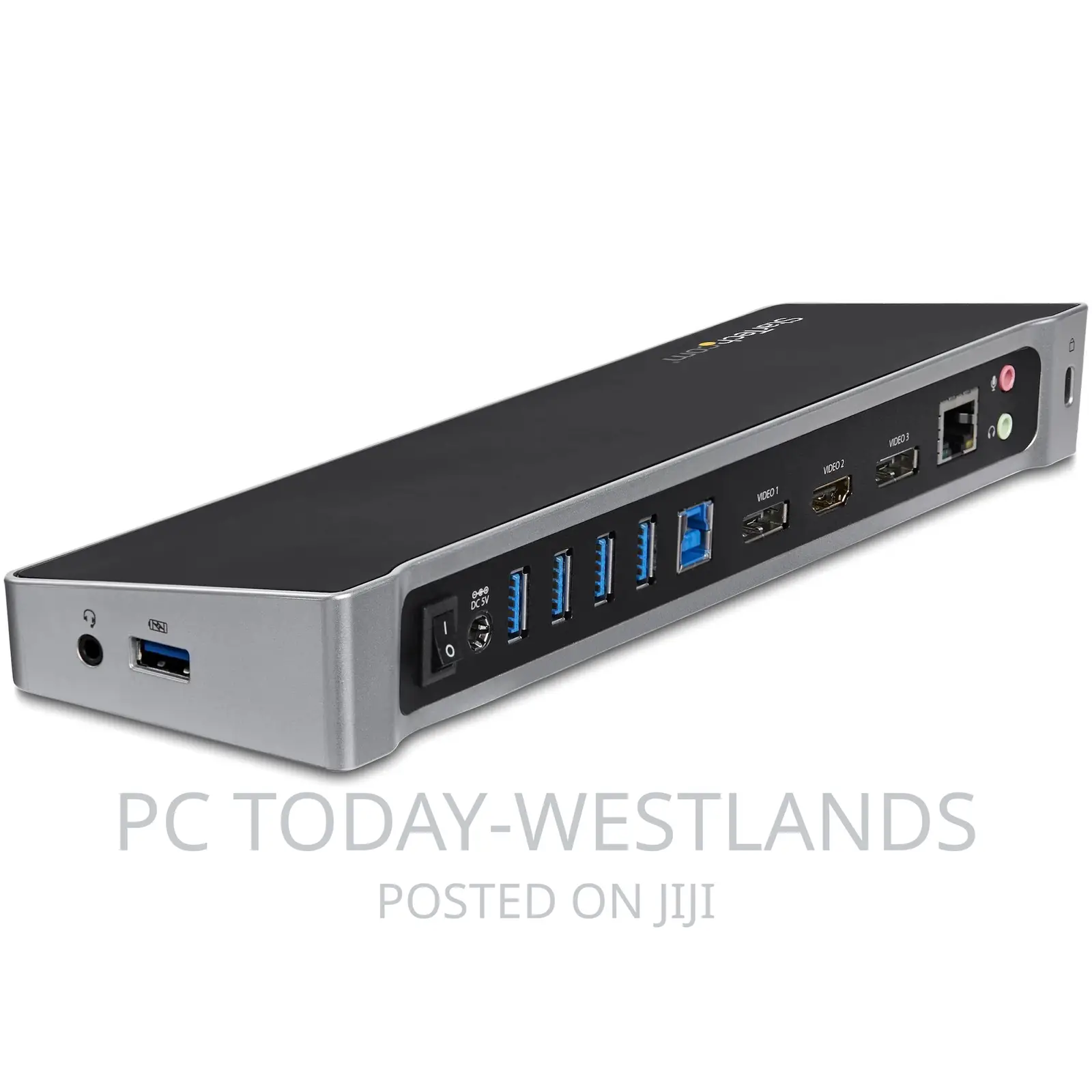 Triple Monitor USB 3.0 Docking Station With 2x4k Displayport