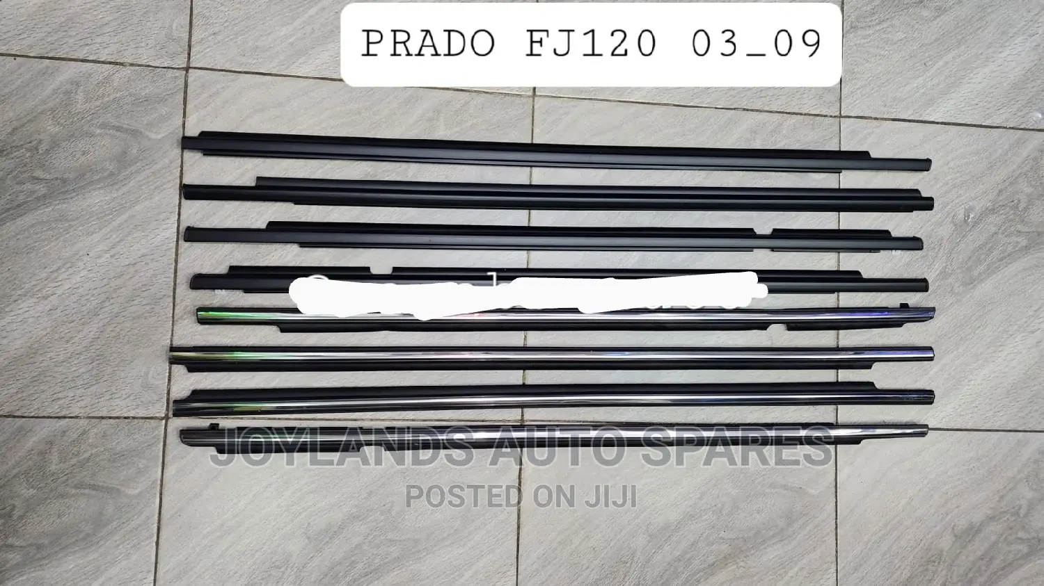 Prado 120 03/09 Weather Strips/Door Mouldings,