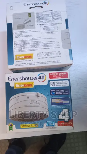 Enershower 4T Shower Head Instant Hot Shower