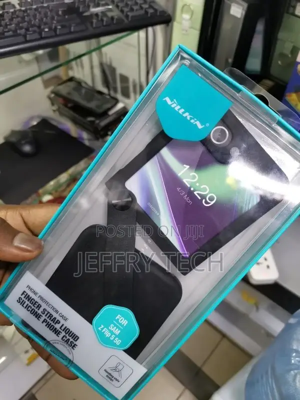 Samsung Galaxy Z Flip 5 Case Nillkin Flex Finger Strap Liqu