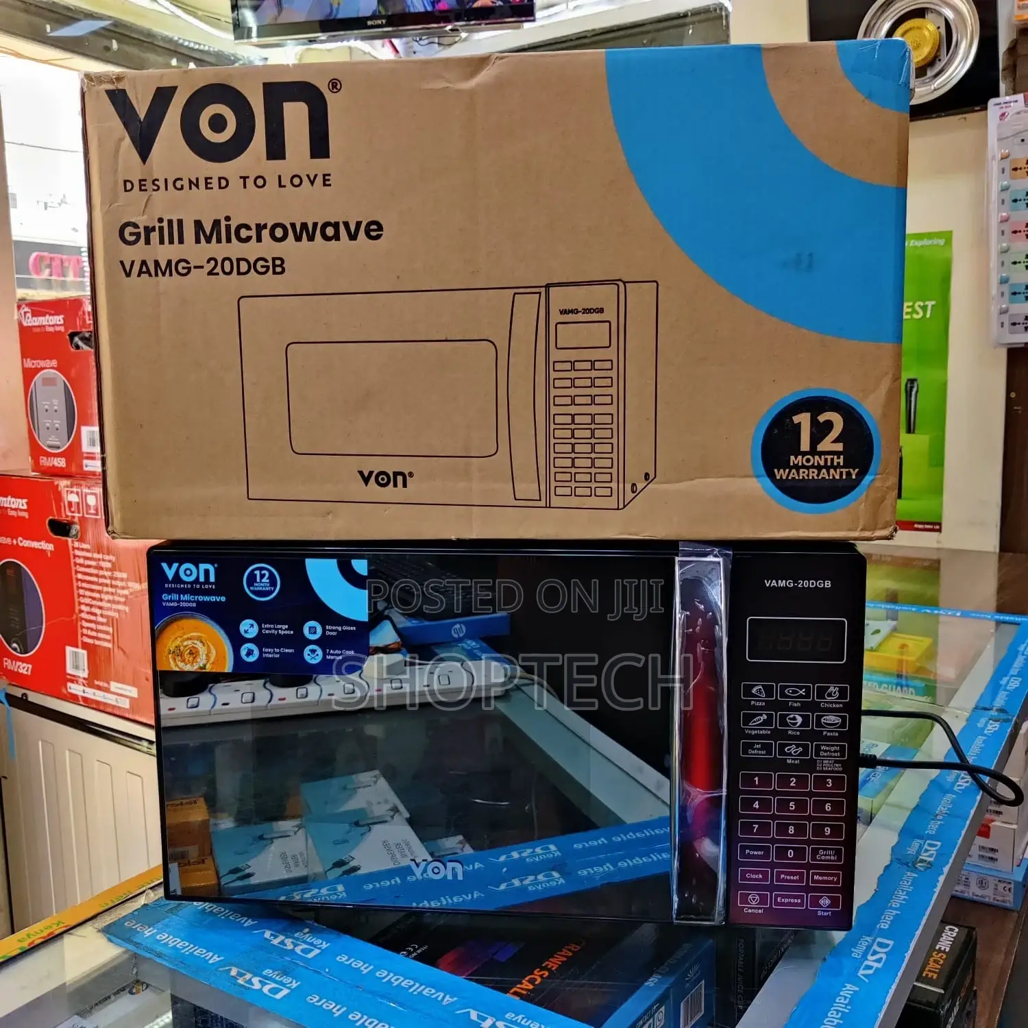 *Von Digital Microwave 20L 20DGB Without Grill