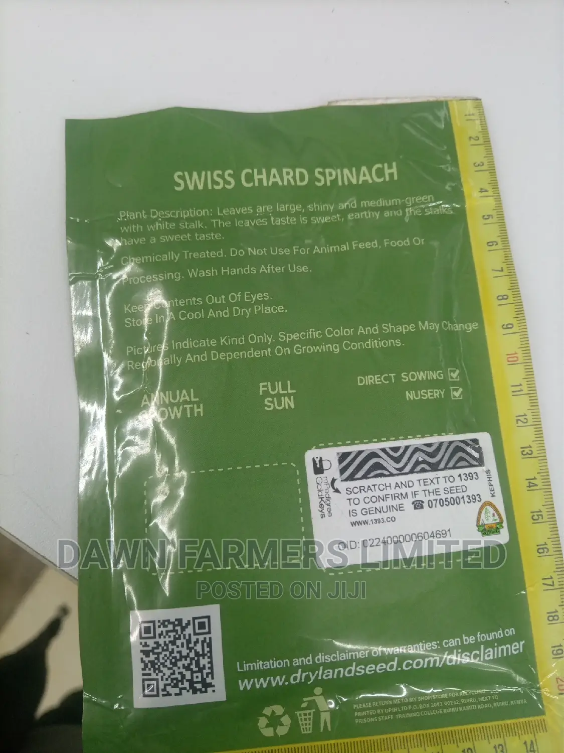 Swiss Chard Spinach 10g