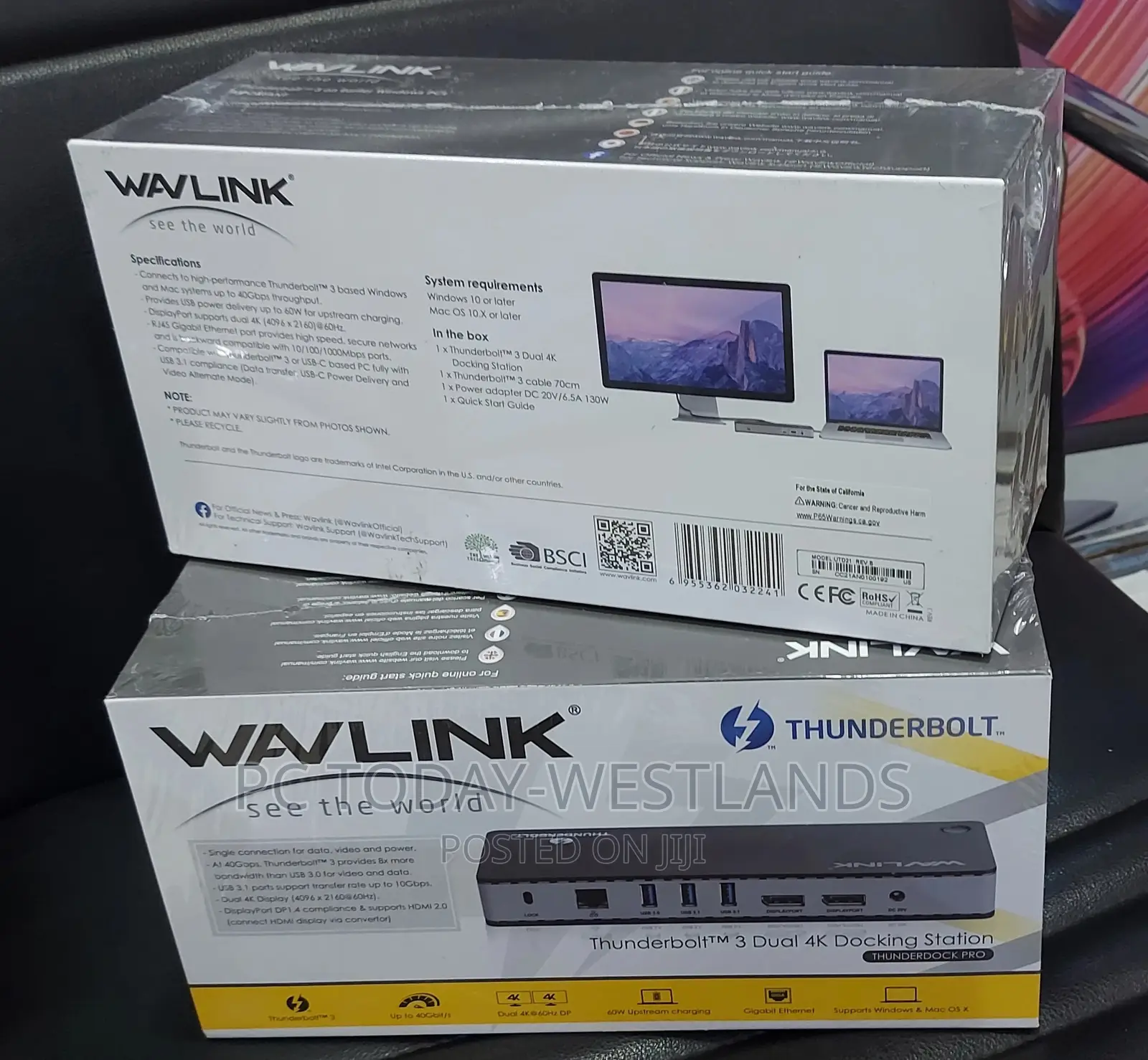 Wavlink Thunderdock Pro Dual Docking Station 60W PD