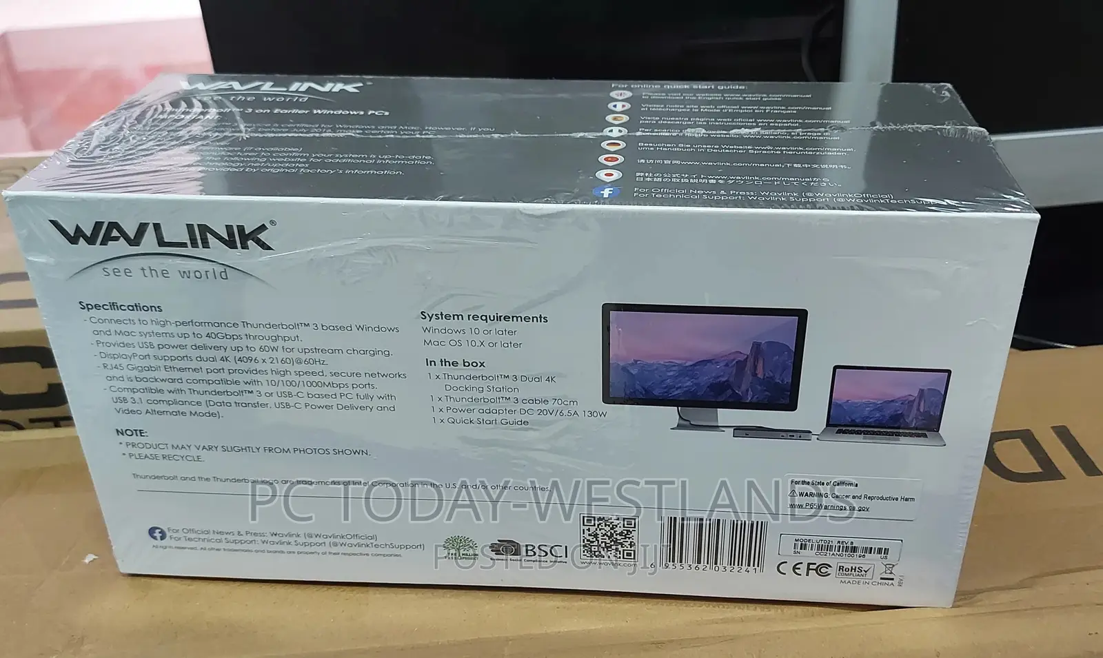 Wavlink Thunderdock Pro Dual Docking Station 60W PD