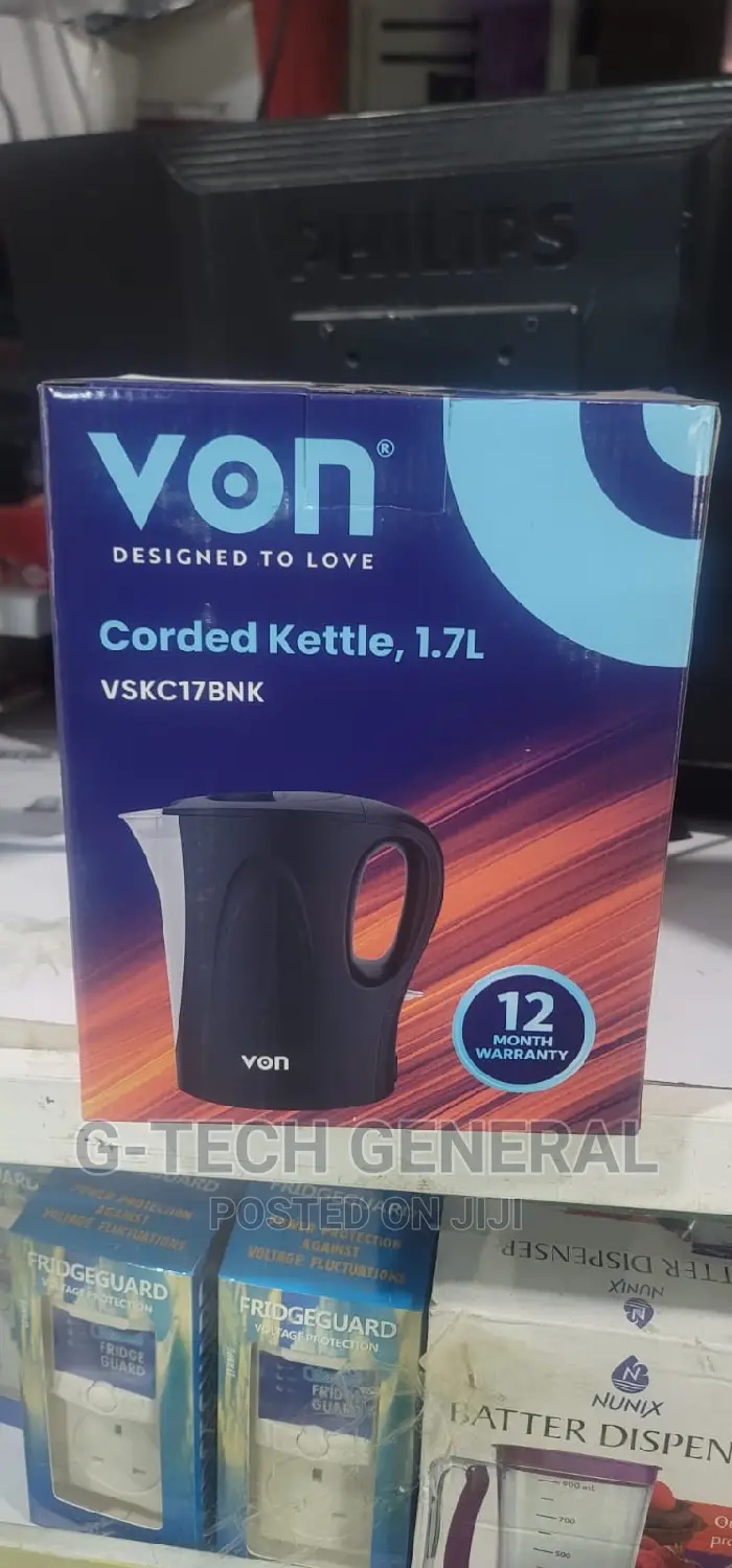Von 1.7l Automatic Corded Electric Water Kettle