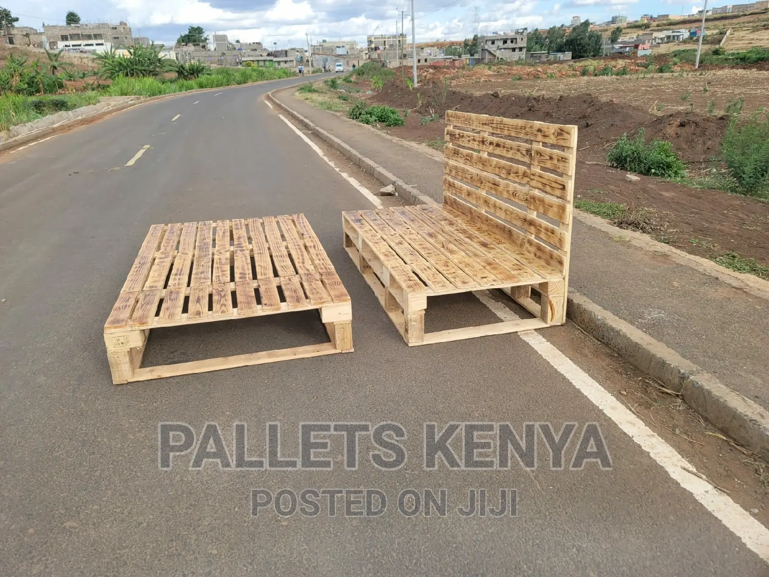 Pallet Bed- 6*6 Detachable and Blazed Pallet Bed.(#PM,061)