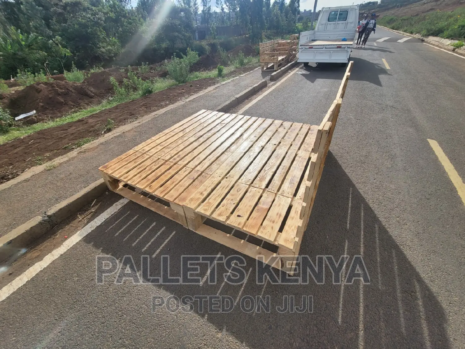Pallet Bed- 6*6 Detachable and Blazed Pallet Bed.(#PM,061)