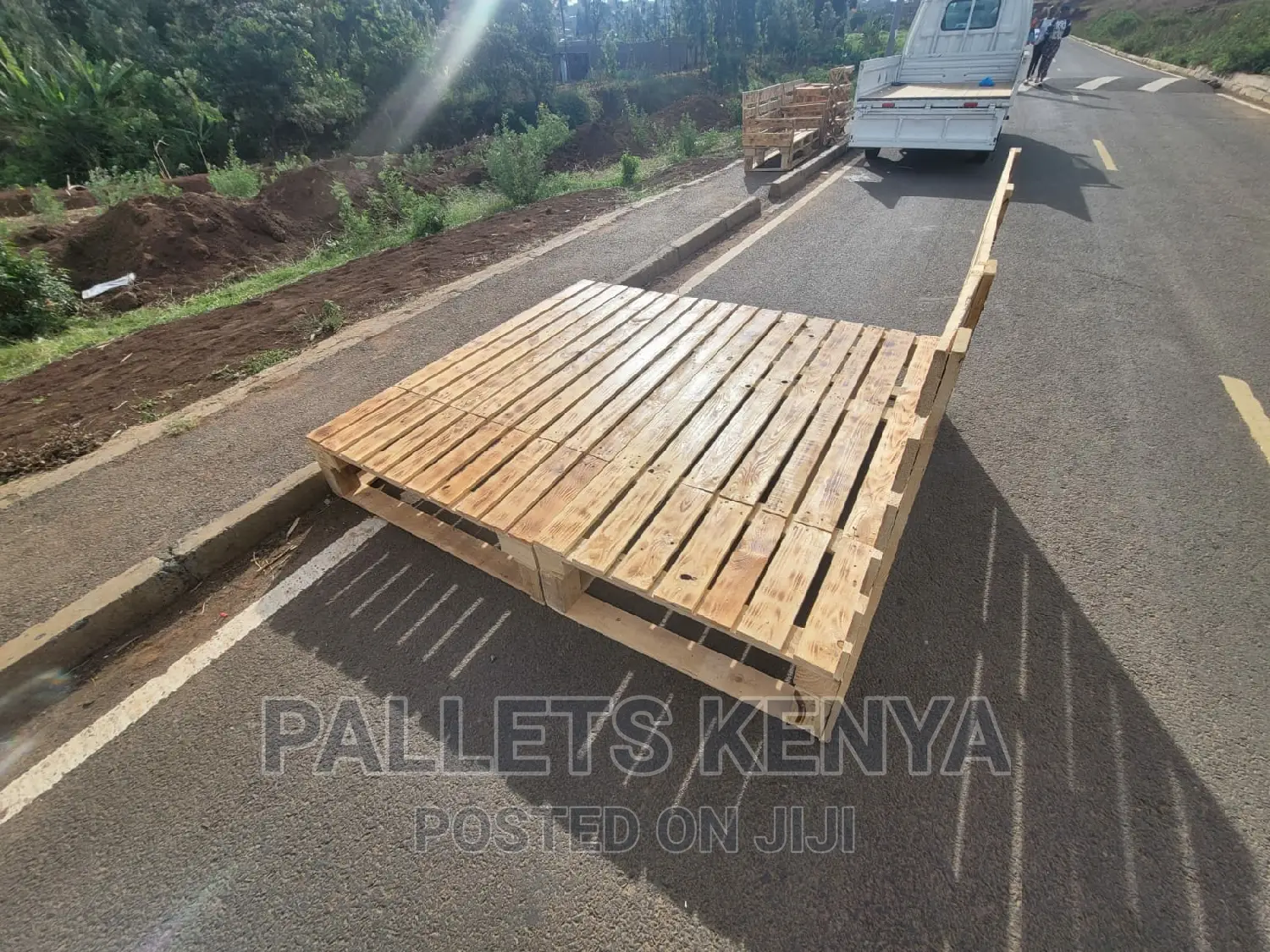 Pallet Bed- 6*6 Detachable and Blazed Pallet Bed.(PM#Nc1)