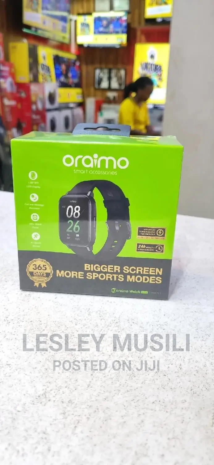 Oraimo Smart Watch OSW-18 Smart Watch - Black