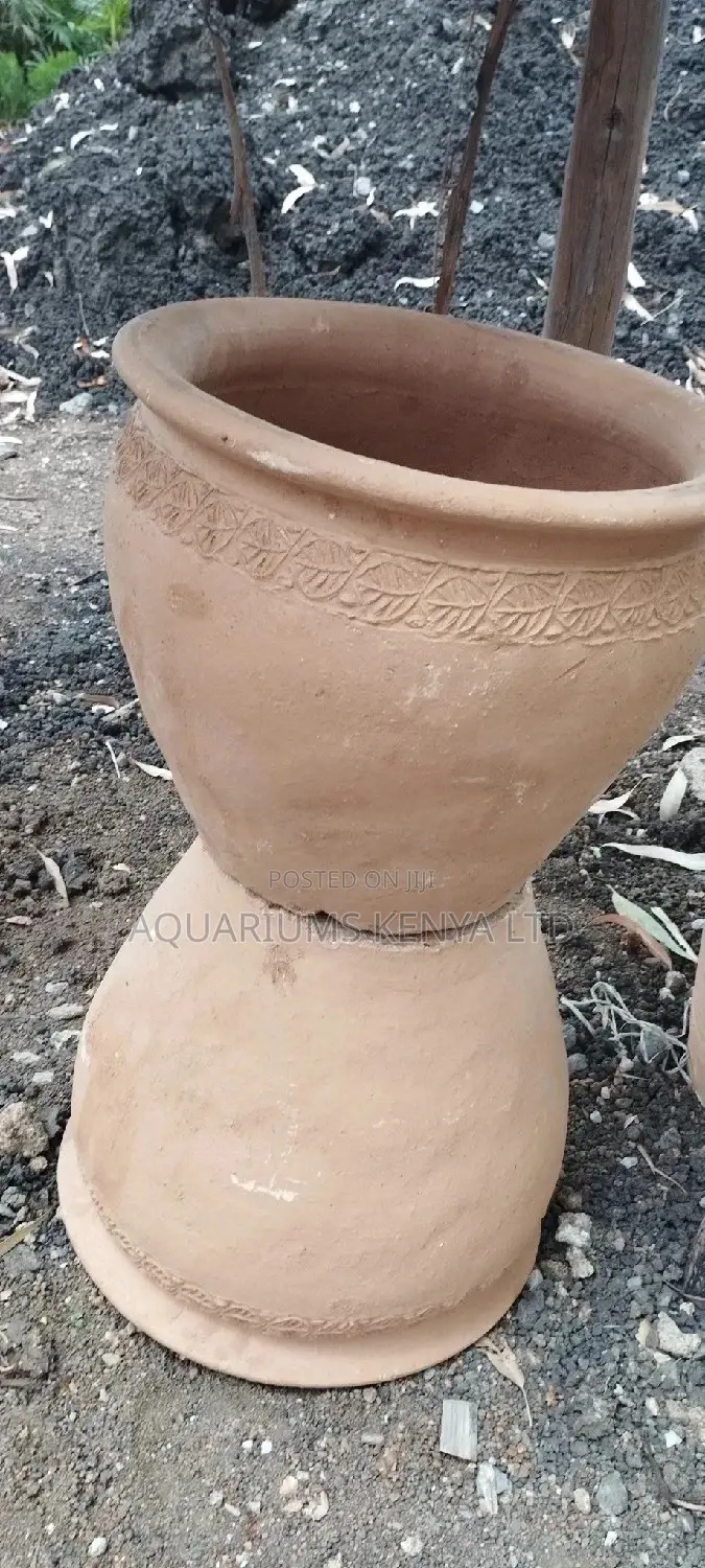 Firmly Dried Clay Potsflower Pots