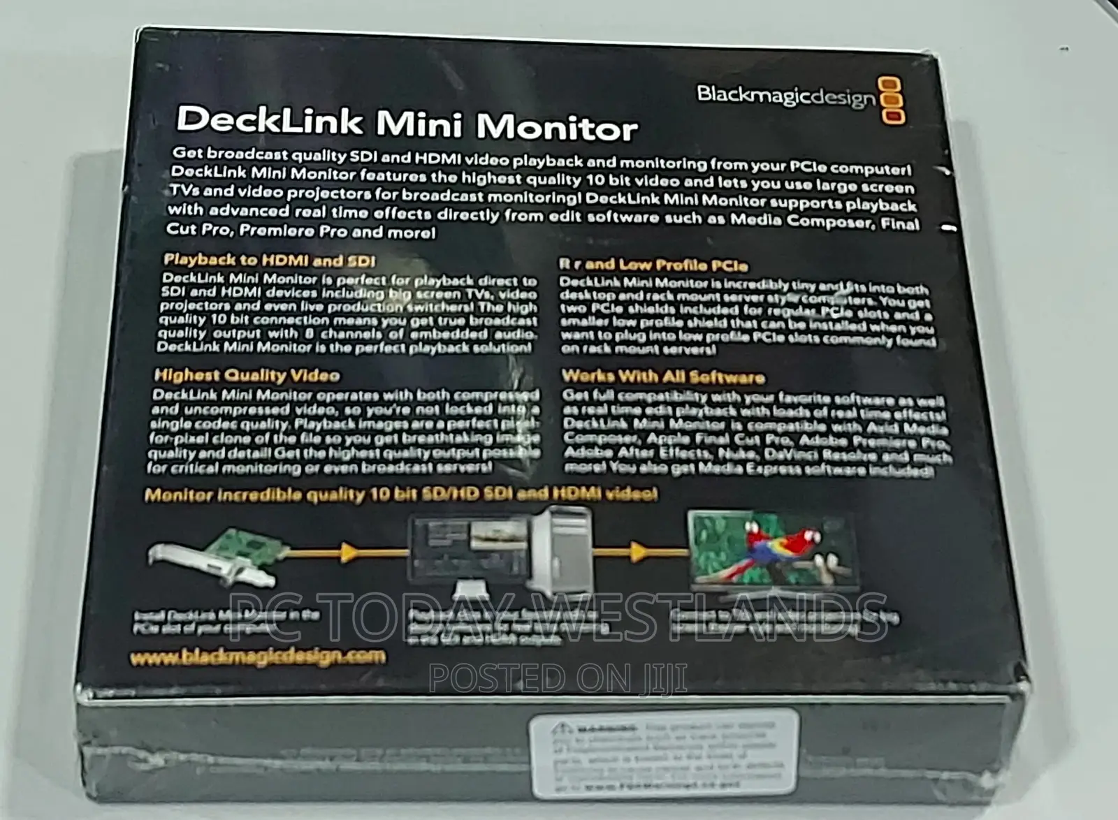 Blackmagic Decklink Mini Monitor - SDI and HDMI Playback