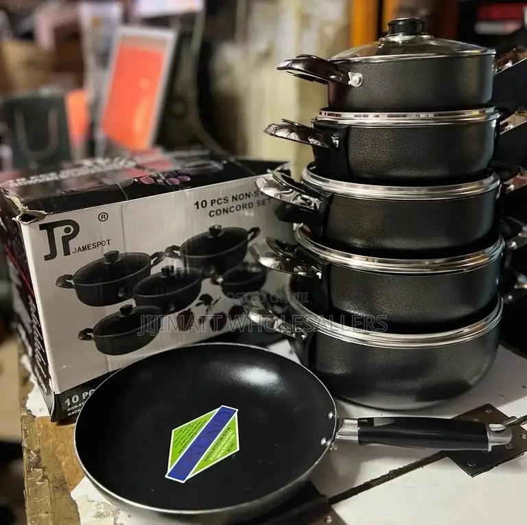 Jp Nonstick Cookware Set 10 PCS Restocked