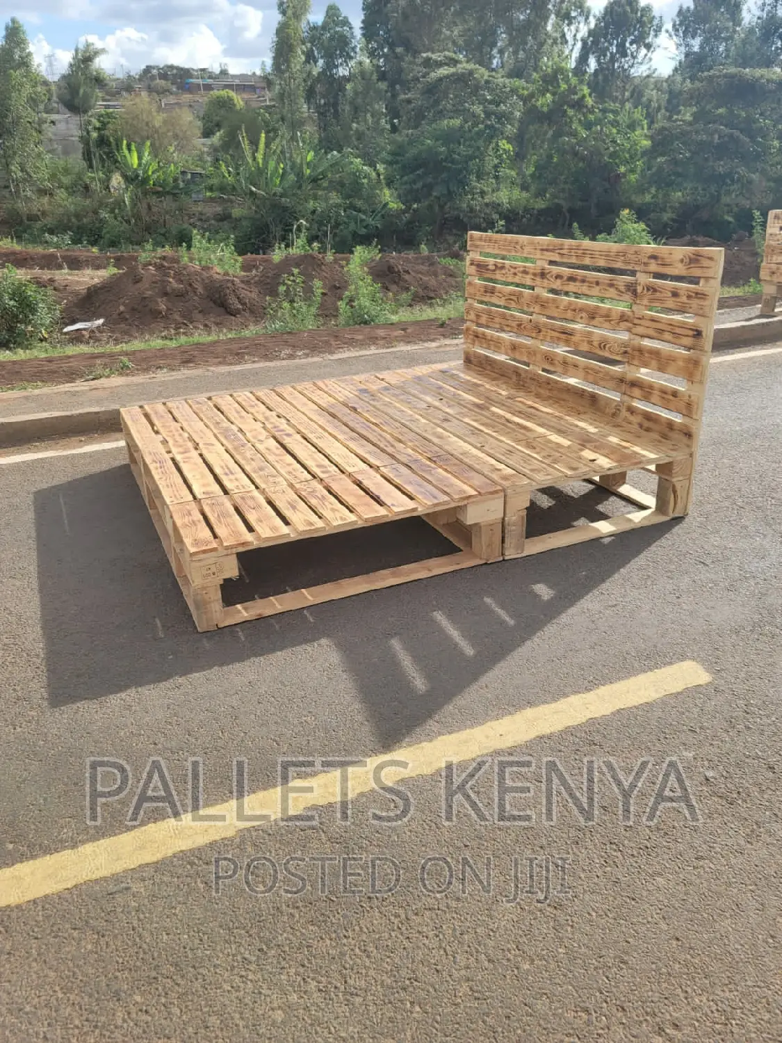 Pallet Bed- 6*6 Detachable and Blazed Pallet Bed.(PR#001,)