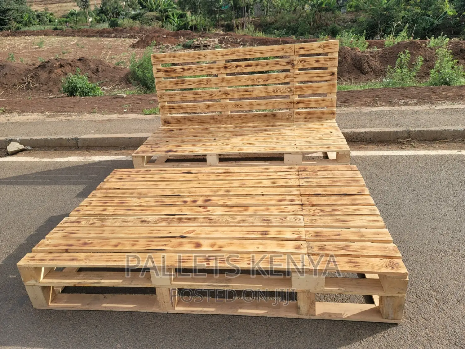 Pallet Bed- 6*6 Detachable and Blazed Pallet Bed.(PR#001,)