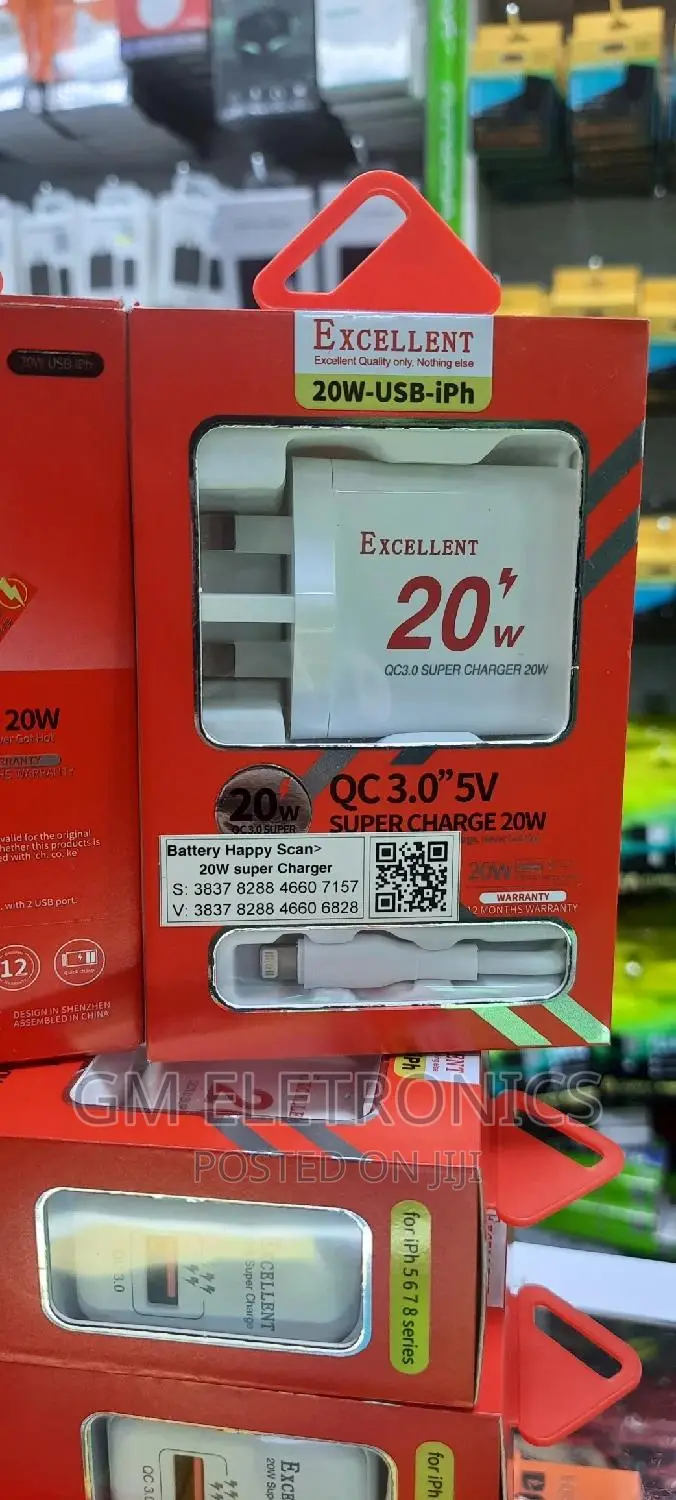 iPhone Full Charger 20W.[ Excellent]