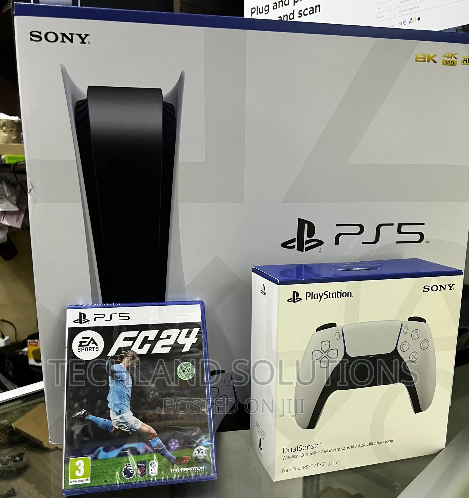Sony Playstation5 + Fc24+ Pad