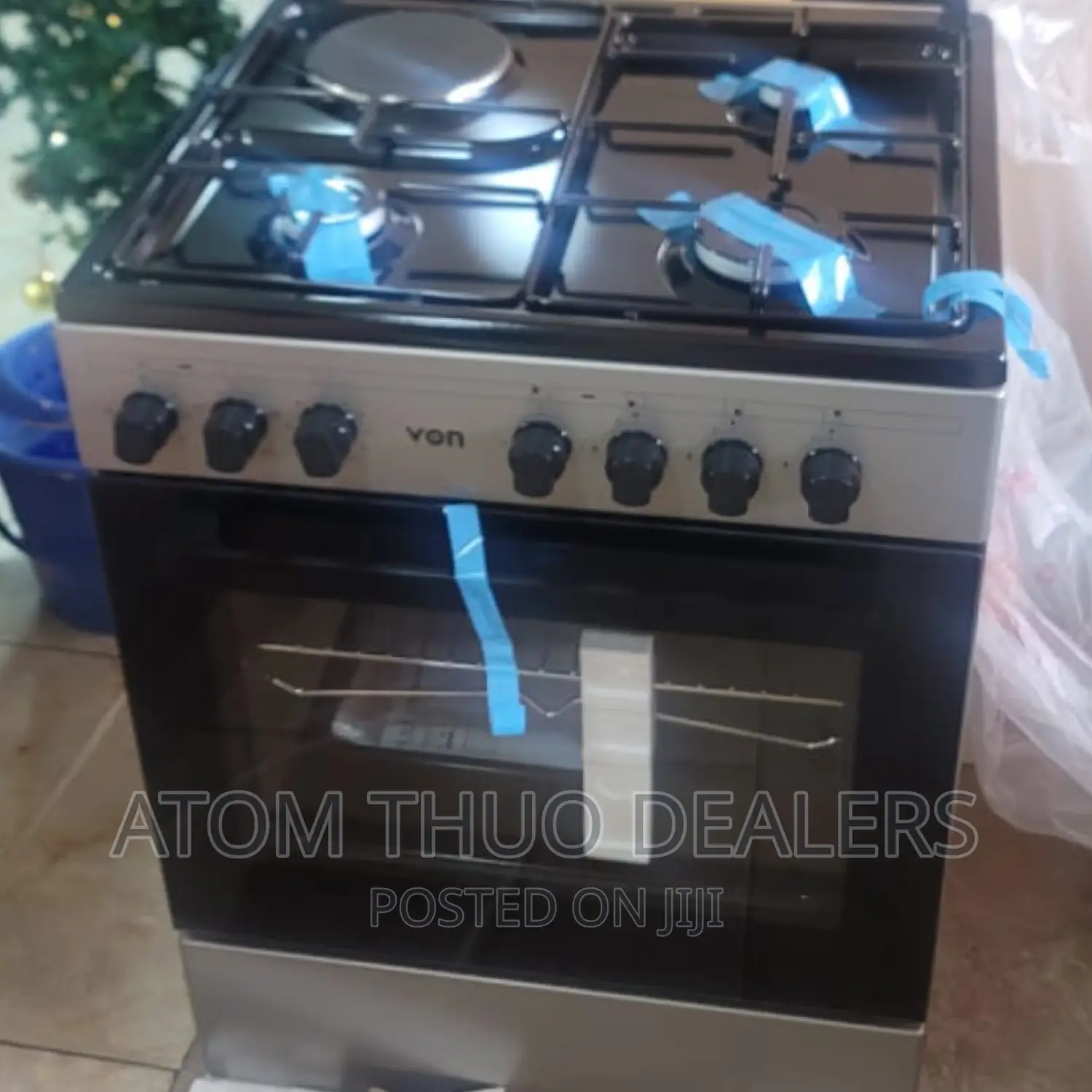 60*60 Von 3+ 1 Electric Oven Standing Cooker