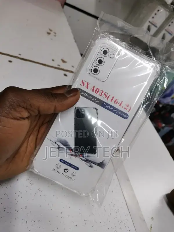 Samsung Galaxy A03s Clear Case Crystal Hard Slim Shockproof