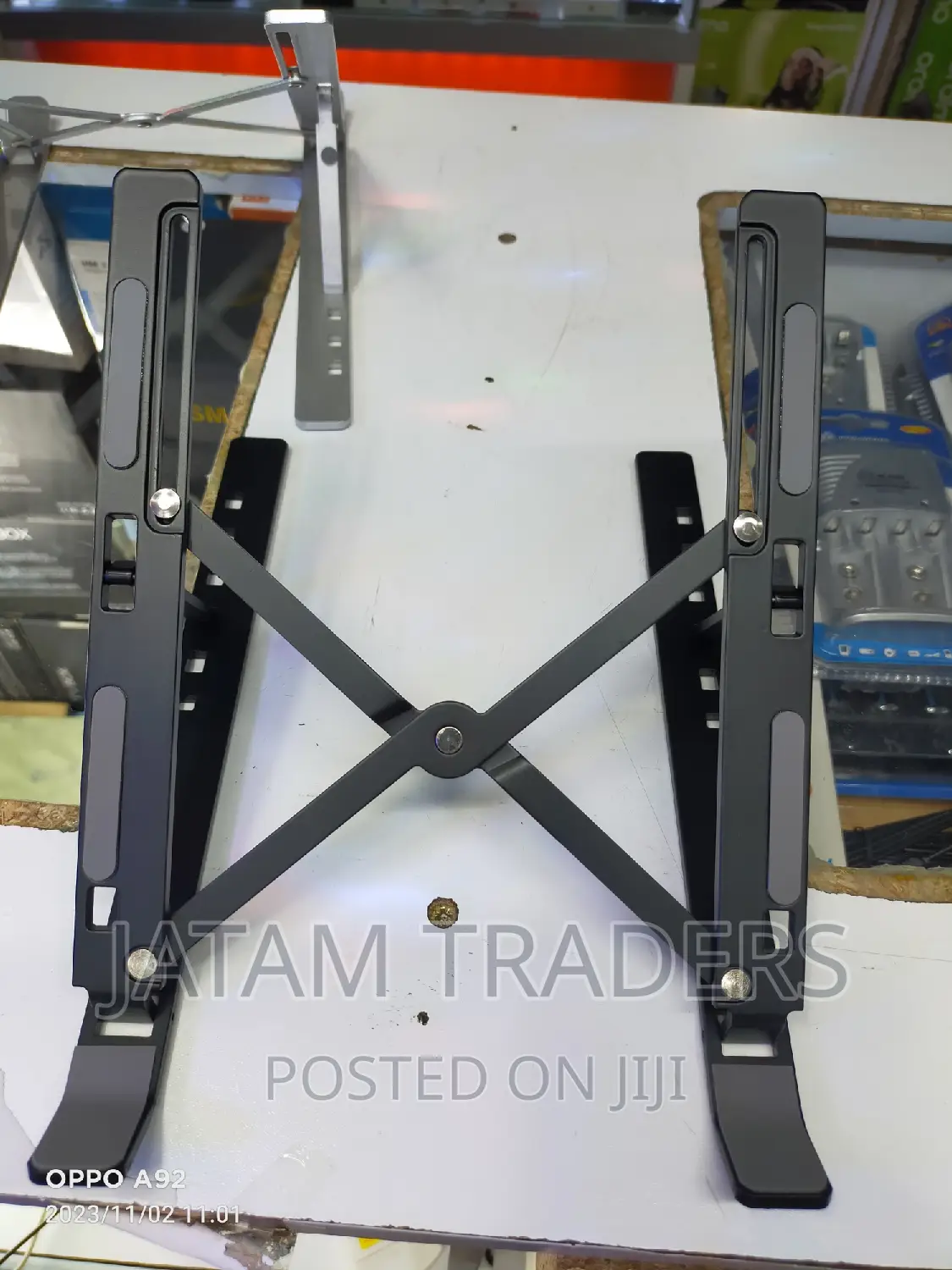 Black Adjustable Laptop Stands