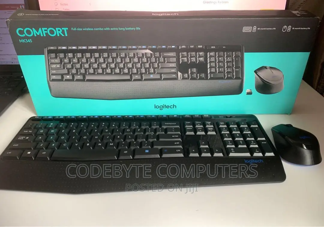 Logitech MK345 Comfort Wireless Keyboard and Mouse