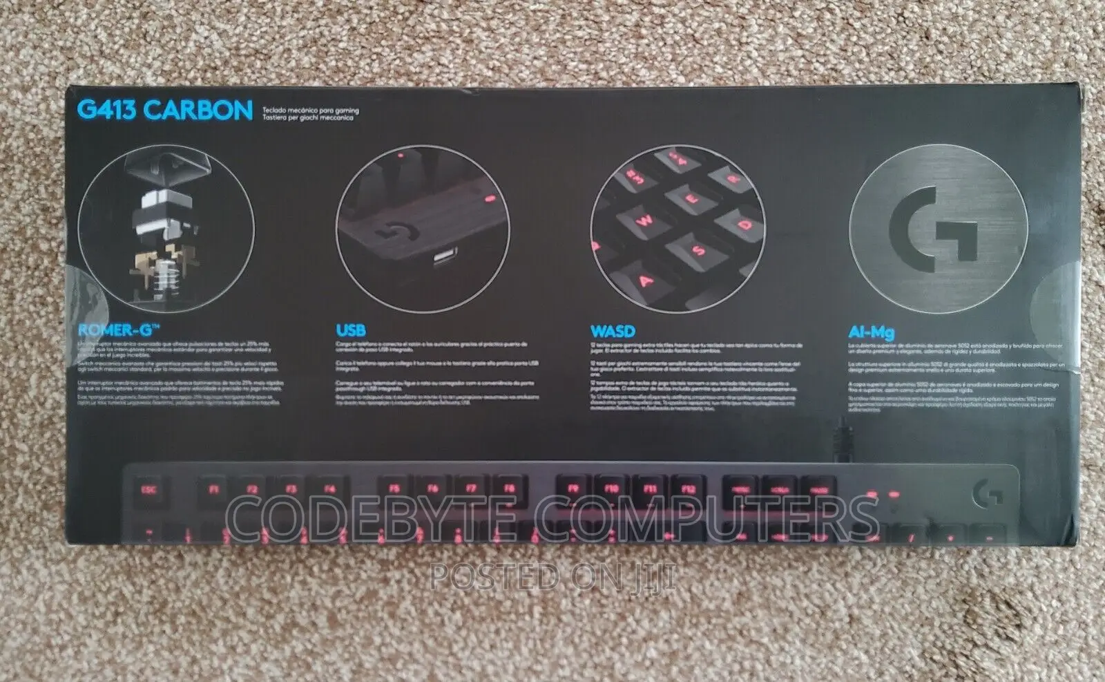 Logitech G G413 Mechanical Backlit Gaming Keyboard
