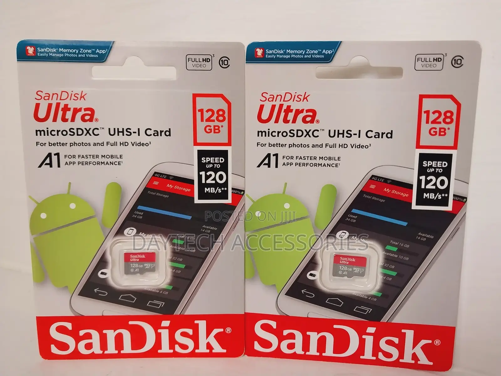 Sandisk 128gb Ultra (120mb/S) Uhs-I SDXC Memory Card