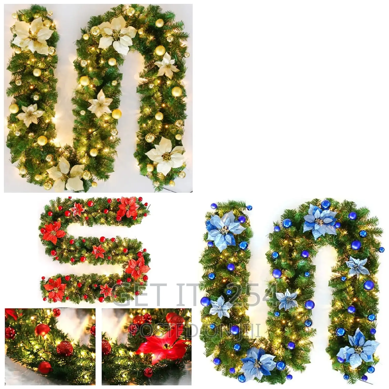 Multifunctional Christmas Garland Size :2.7metre