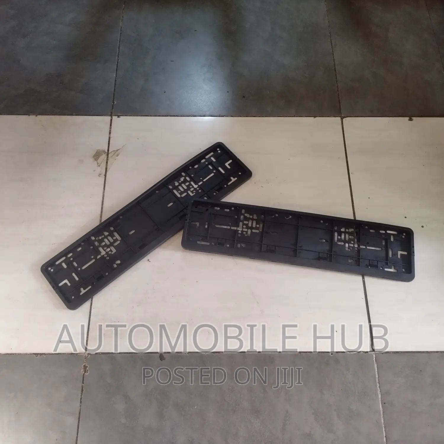 2pcs Plastic New Number Plates Holder