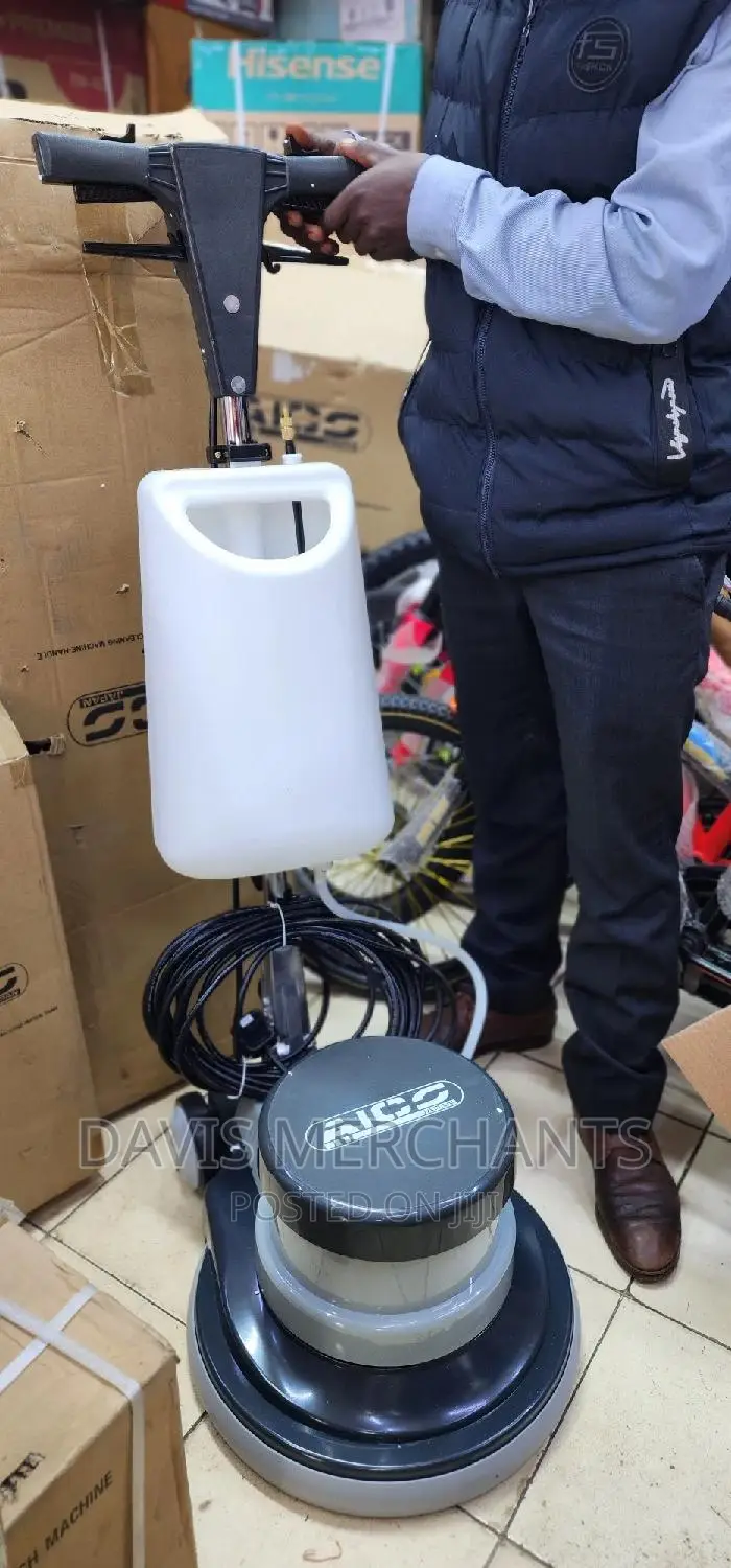 Commercial Floor Scrubber With Soap Dispenser