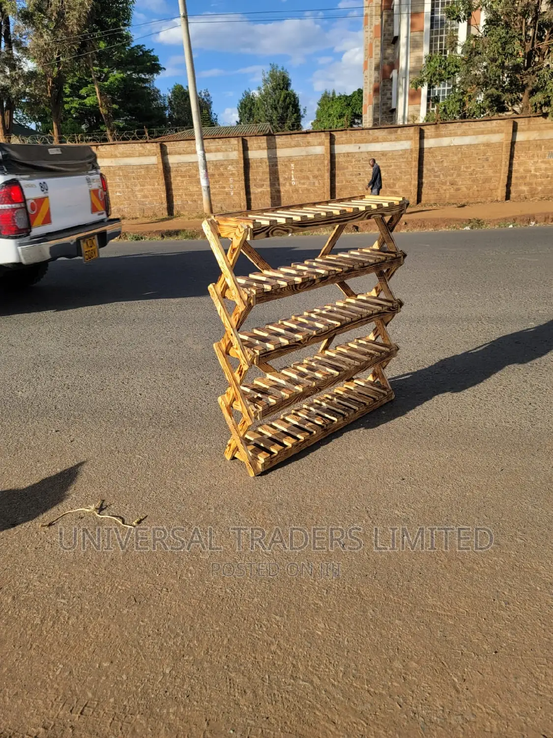 Non Collapsible Pallets Shoe Rack - Scissor Shoe Rack