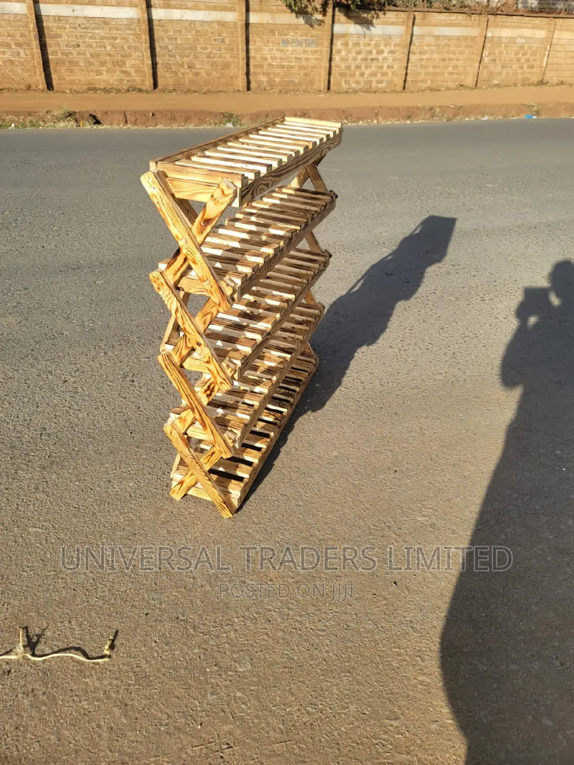 Non Collapsible Pallets Shoe Rack - Scissor Shoe Rack