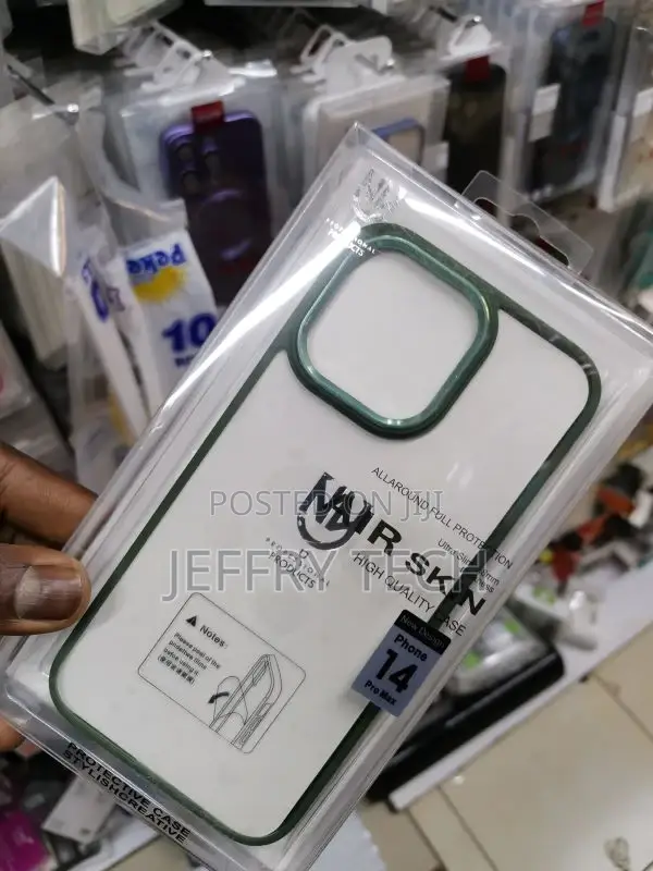 Transparent Color Borders Airskin Case for iPhone 13 Pro Max