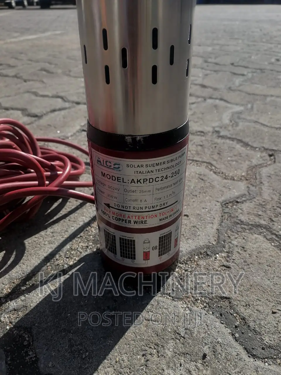 Solar Submersible Water Pump-60metres Head Quality Assurance
