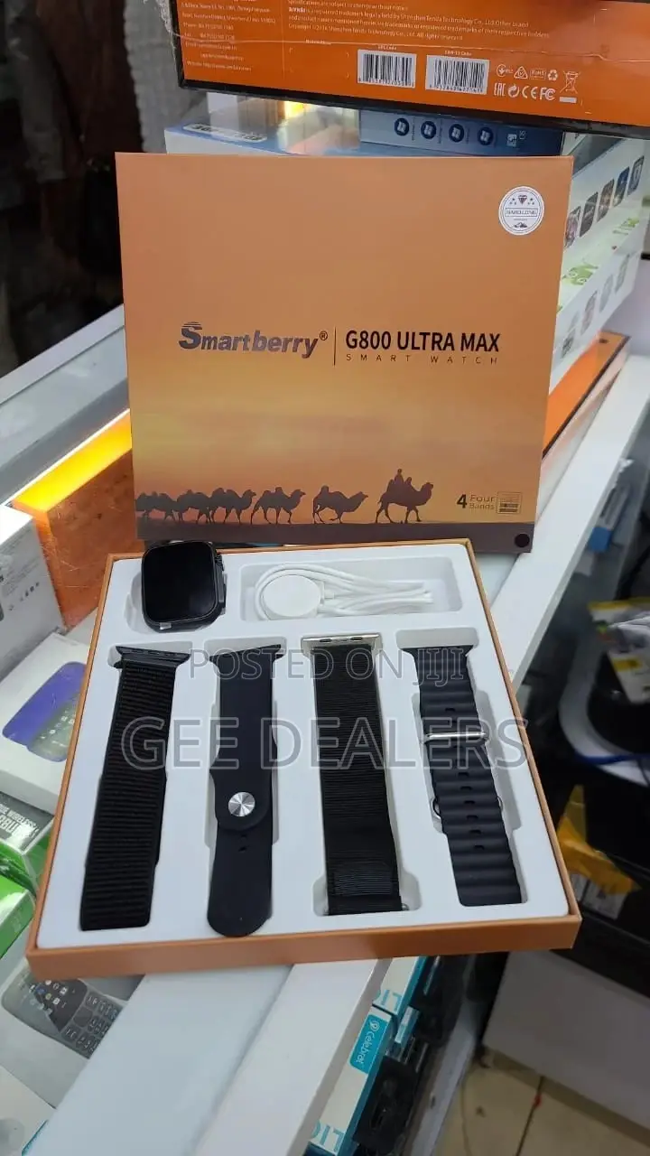 Ultra T9 Smart Watch With 7 Wrist Straps