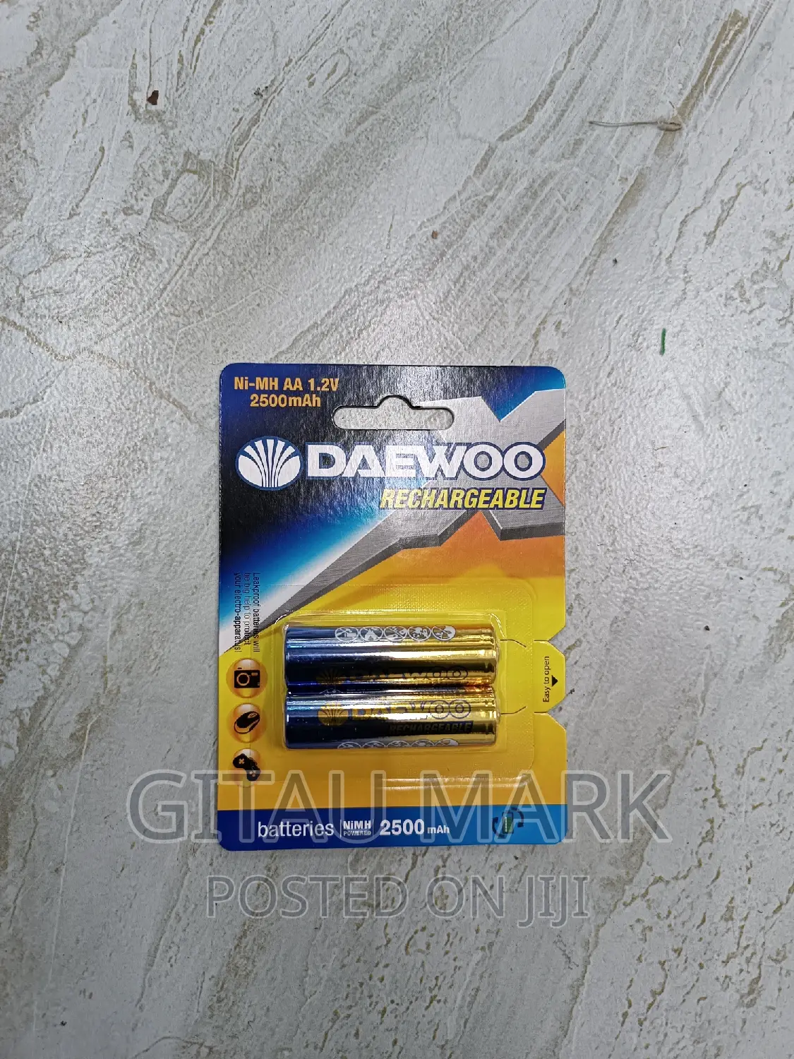 Daewoo AA Rechargeable Batteries 2500mah