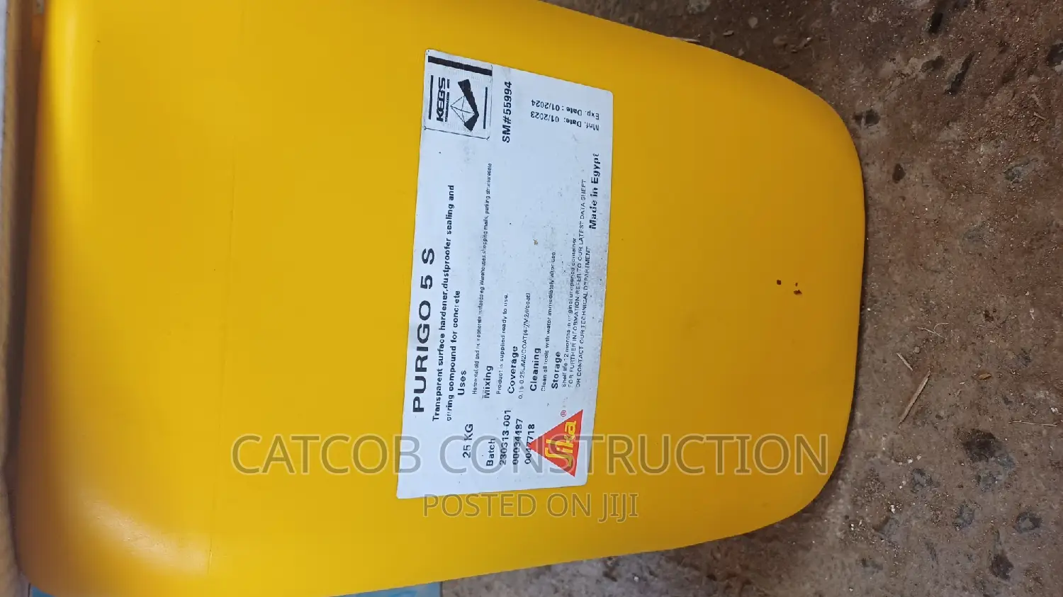 Concrete Floor Dustproofer and Hardener.
