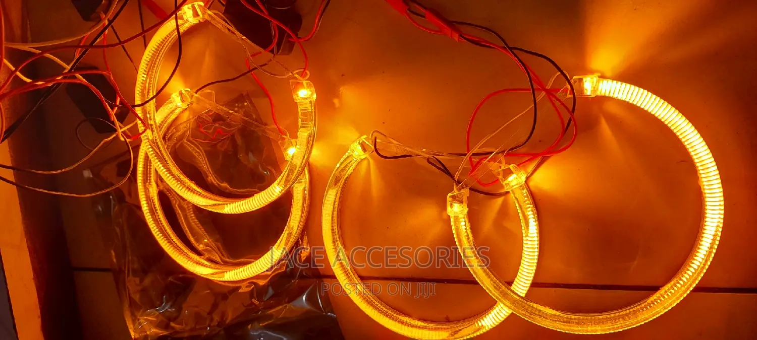 Angel Ring Lights for BMW E46,E36,E38 White+Yellow