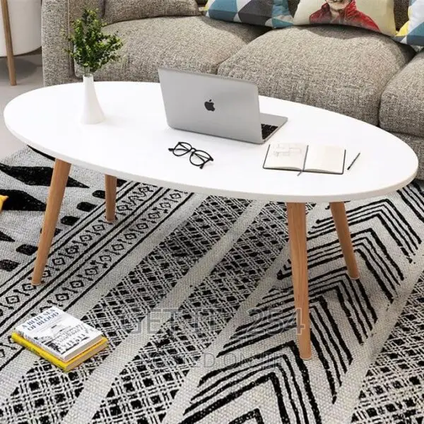 Shee Oval Coffee Tables White