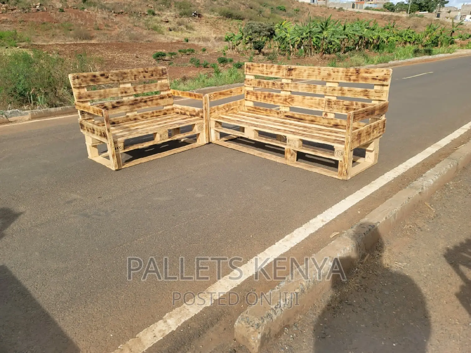 7 Seater Pallet Sofa. (#TE098)