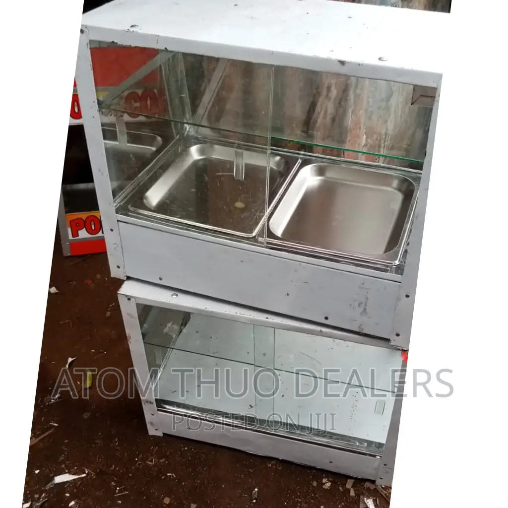 Double Insert Chips Warmer/Chips Display Available