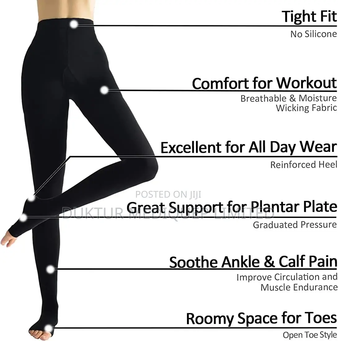 Pantyhose Compression Stockings Sizes: S, M, L, Xl, Xxl