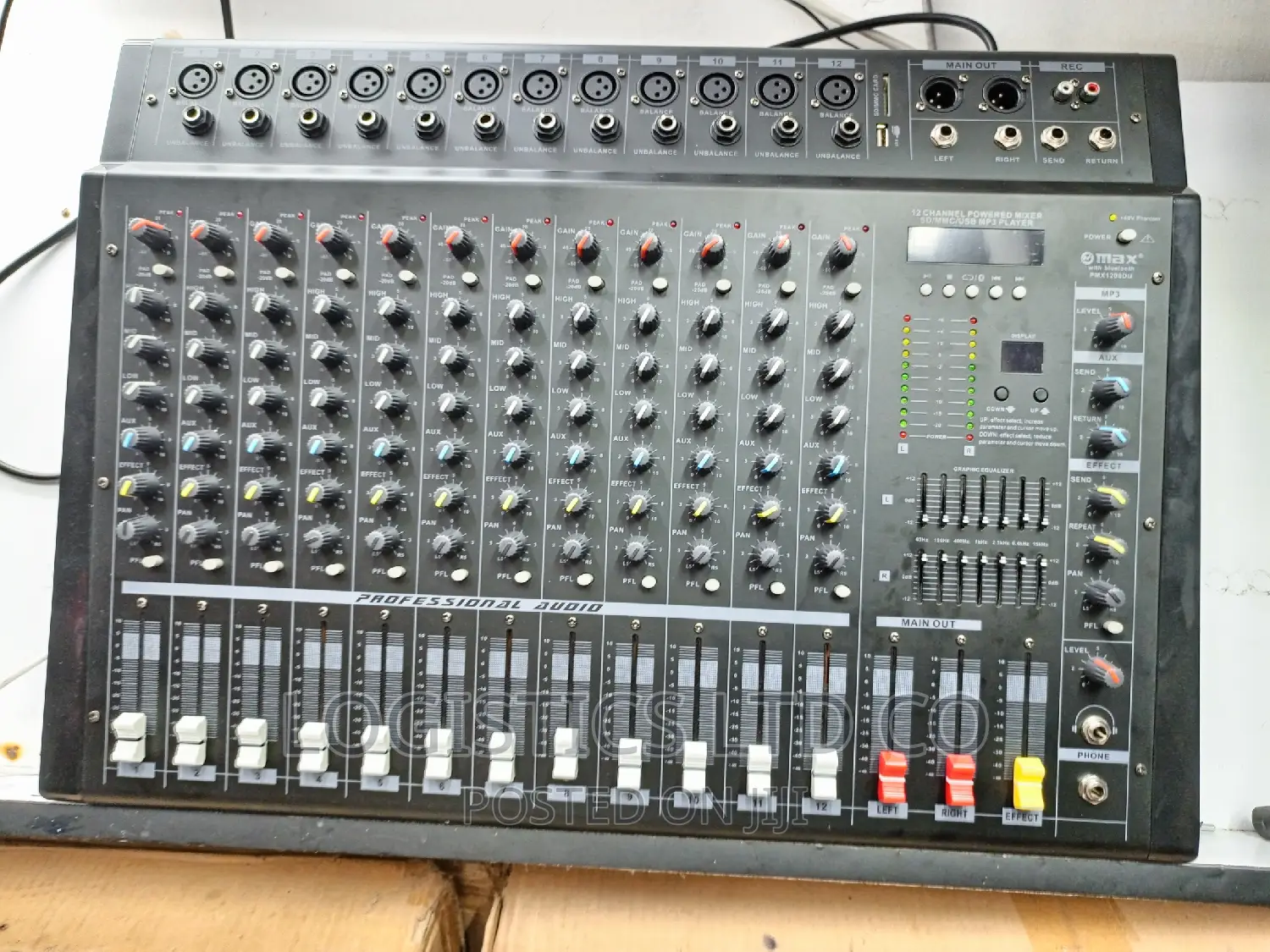 Omax 12channels Powered Mixer 2000w×2