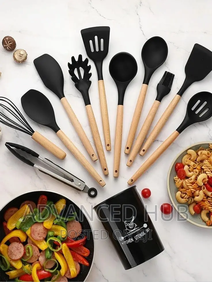 12pcs Silicone Spoon Set
