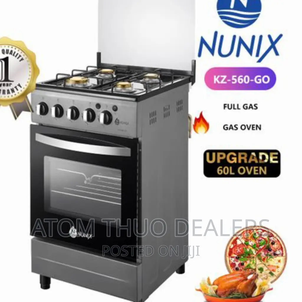 50*55 KZ-560-GO Nunix Cooker Full Gas/Gas Oven