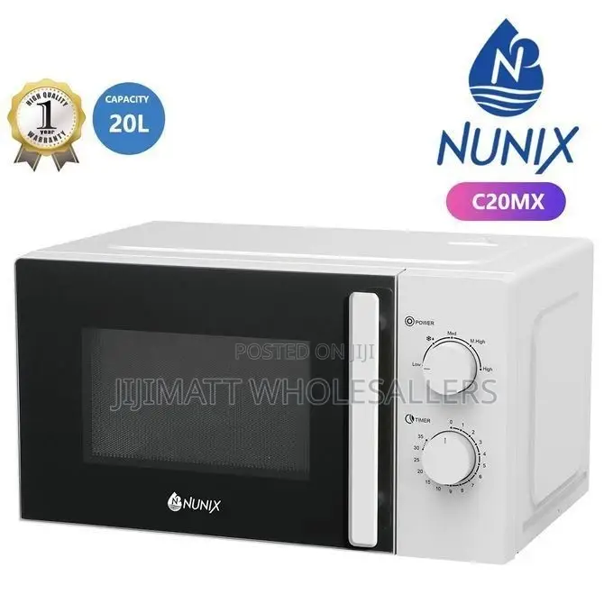 Nunix 20l Manual Setting Microwave Oven