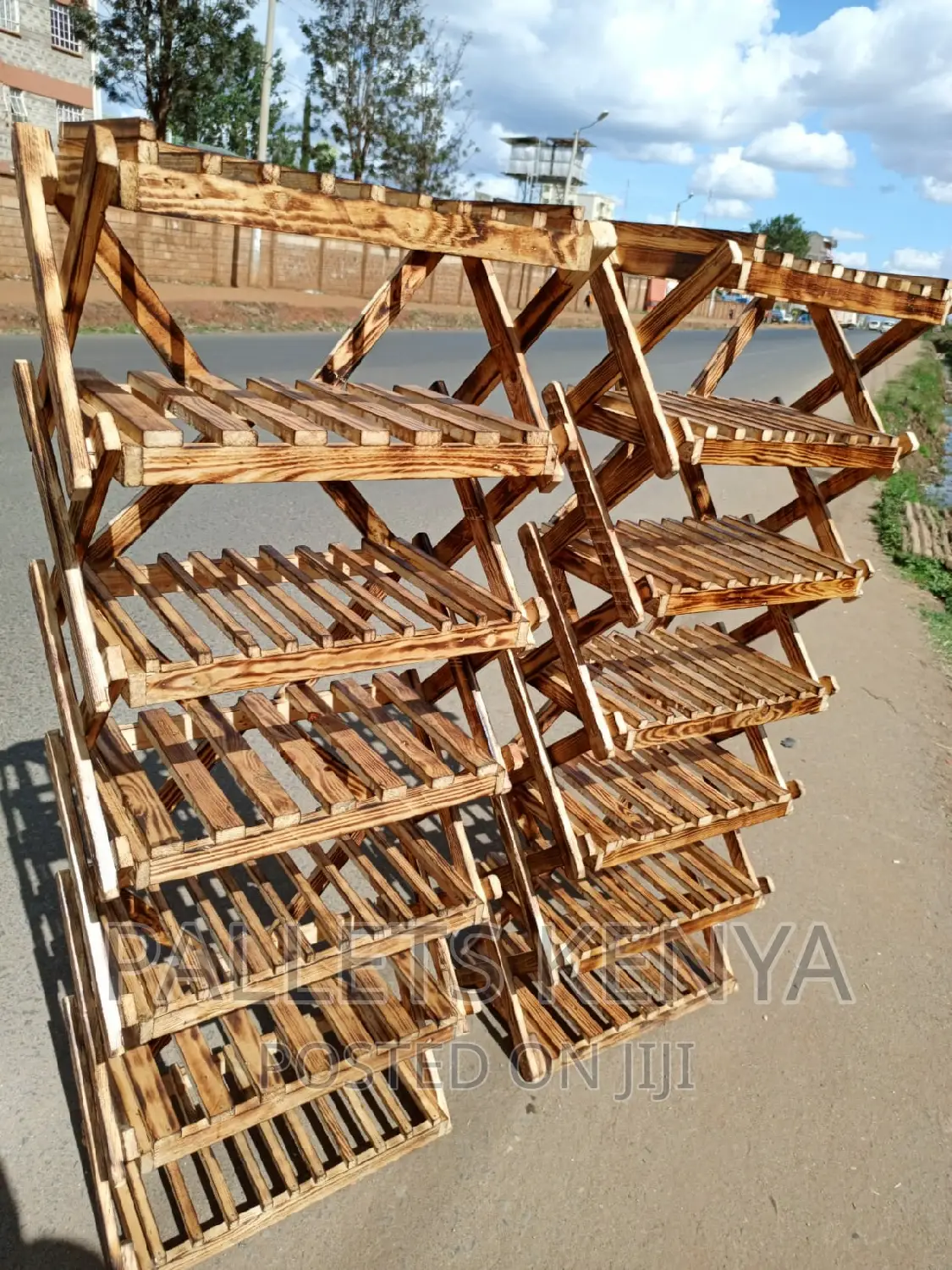 Pallets Shoe Rack- 7layer Shoe Organizer. (SE#019)