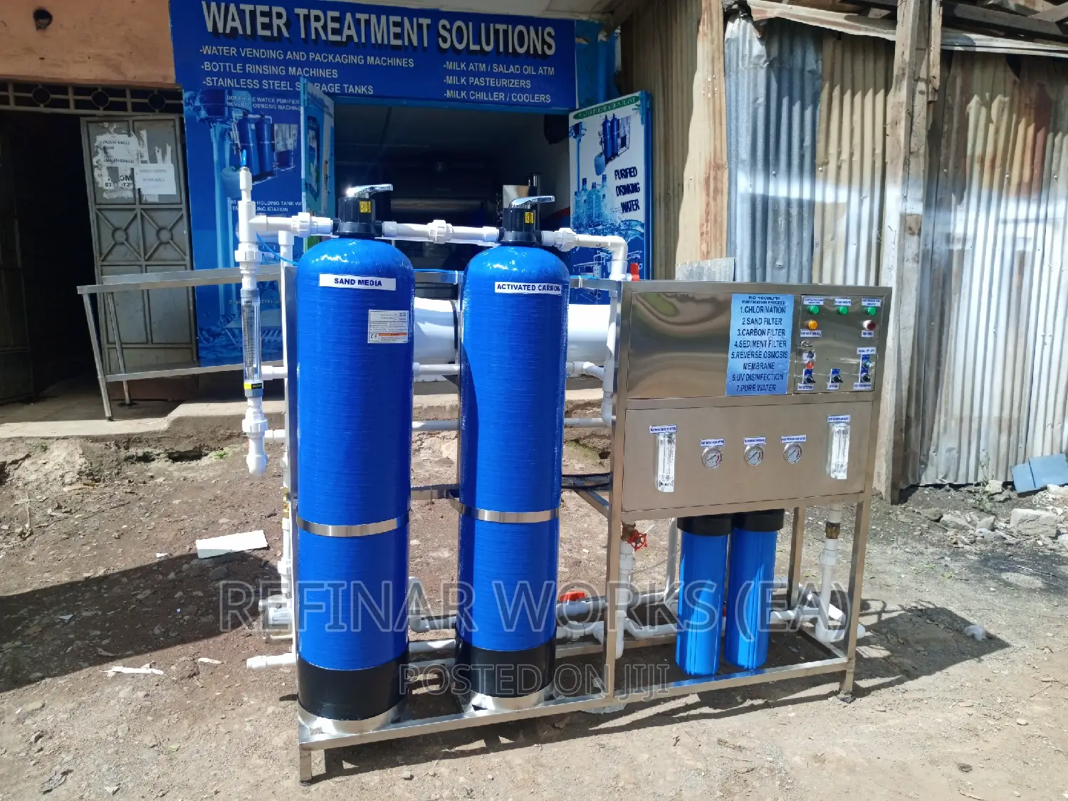 Reverse Osmosis Water Purifier Machines - Bottling Business